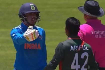 Watch Video : IND vs BAN: टीम इंडियाच्या कर्णधाराला 3 बांगलादेशी खेळाडूंनी घेरलं, मग झालं असं…