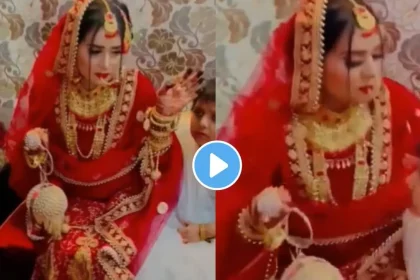 Viral Video Marriage Bride Wedding push little girl