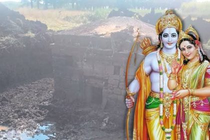 बेळगाव : नदी काठावर सापडले पुरातन मंदिर; ‘सीताराम मंदिर’ असल्याचा केला दावा