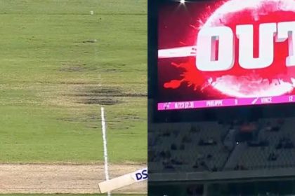 Viral Video BBL Umpire OUT : ‘BBL’मधला अजब कारभार…!