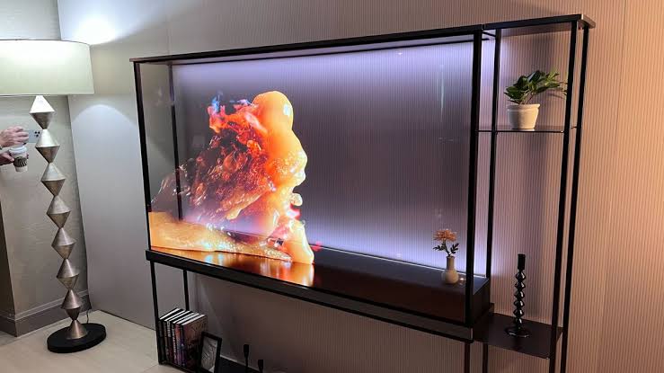 World’s First Wireless Transparent OLED TV