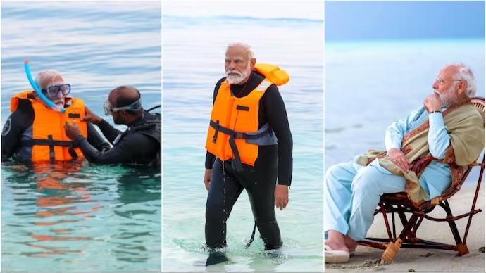 मोदी थेट समुद्रात उतरले अन्..; अंगावर रोमांच उभे करणारे Photos, ‘हा अनुभव…’