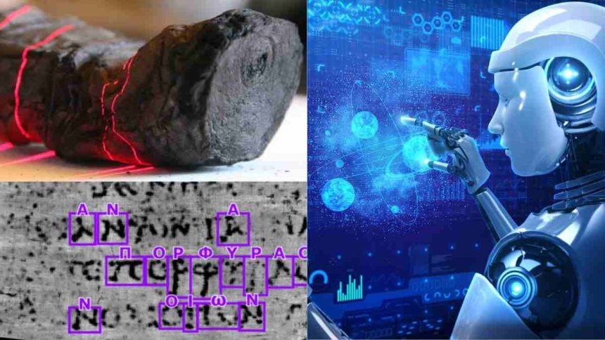 AI चा अविष्कार : 2000 वर्षांपूर्वी जळून राख झालेला मजकूर वाचण्यात यश