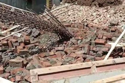 Belgaum Athani Worked killed wall collapse