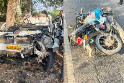 Belgaum accident 5 killed Mugalkhod Raibag