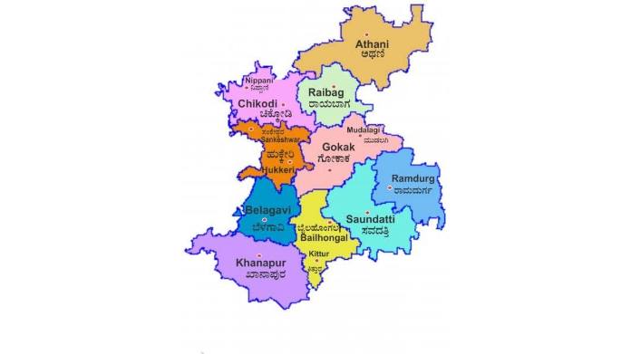 Belgaum may be divided into 3 districts
