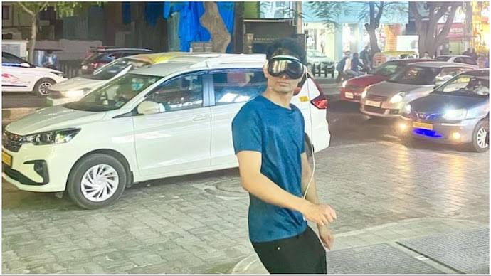 Man spotted with Apple Vision Pro on Bengaluru streets