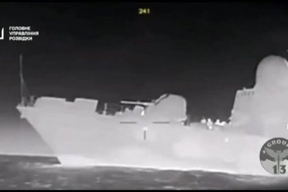 Ukrainian attack on Russian warship
