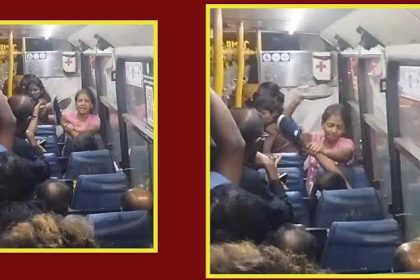 Women Fight in Bus Viral Video Karnataka