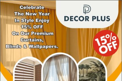 बेळगाव : DECOR PLUS | Celebrate The New Year In Style Enjoy 15% OFF On Our Premium Curtains, Blinds & Wallpapers