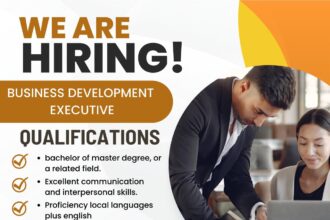 WE ARE HIRING! BUSINESS DEVELOPMENT EXECUTIVE